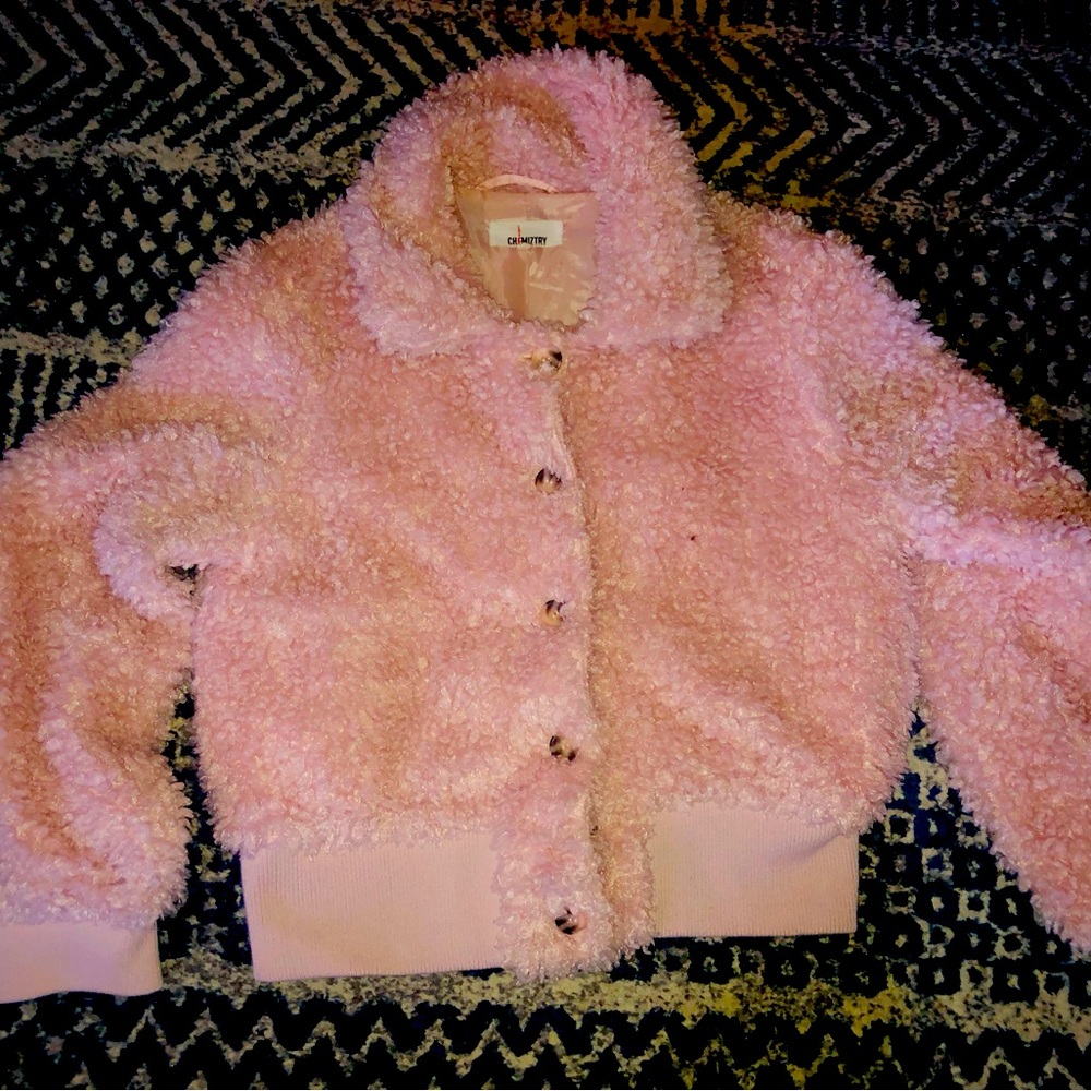 Ladies pink coat
